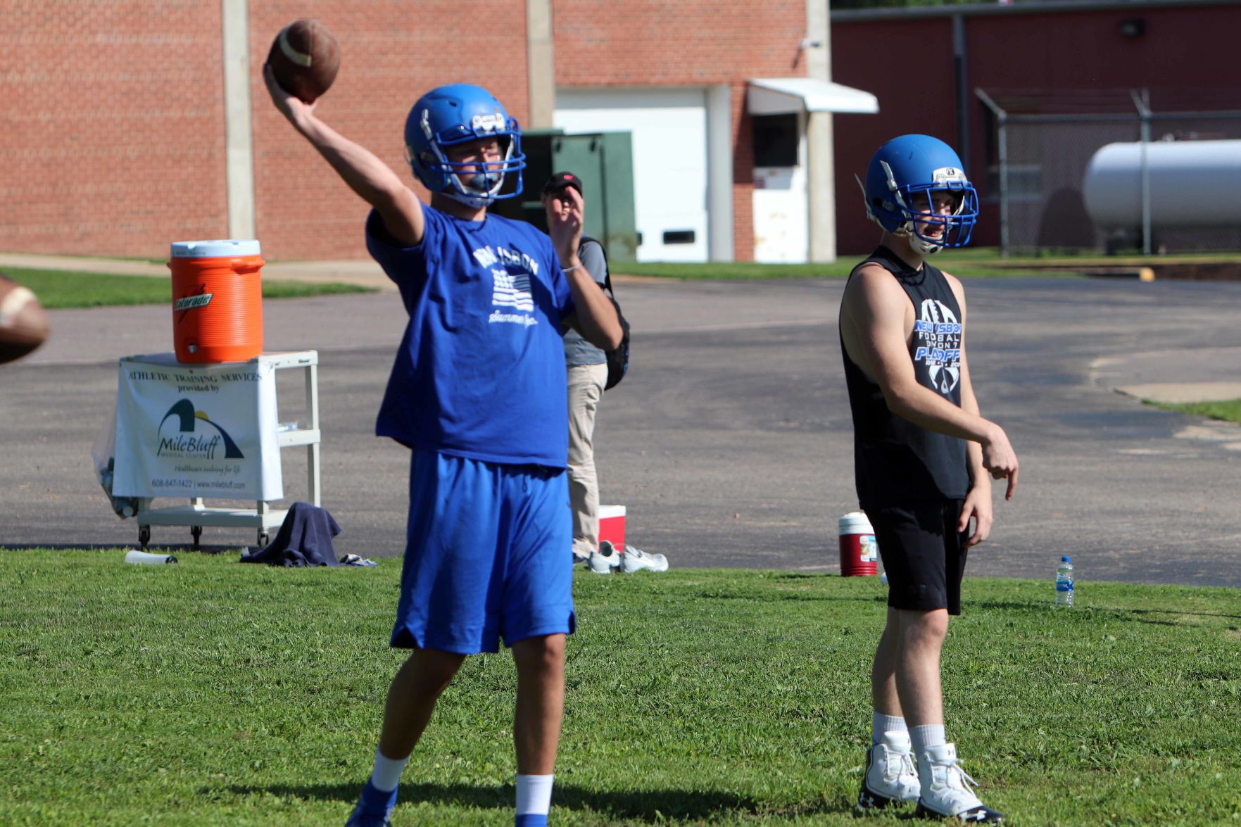 New Lisbon Football Practice